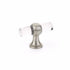 Schaub 411-15 Lumiere Transitional Cabinet T Knob Acrylic Satin Nickel Finish Sparrow Supply