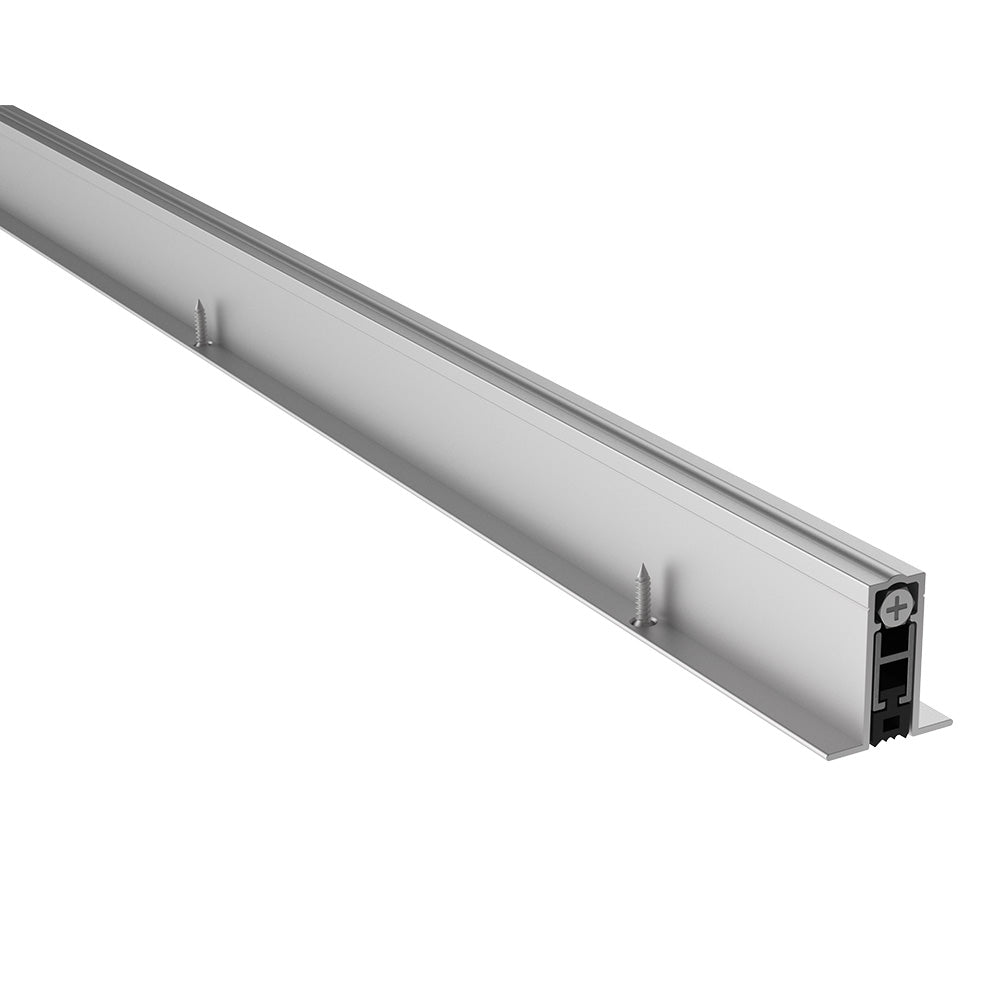 Pemko 411ARL48 48" (4') Full Mortise Automatic Door Bottom with Sponge Neoprene Mill Finish Aluminum Finish Sparrow Supply