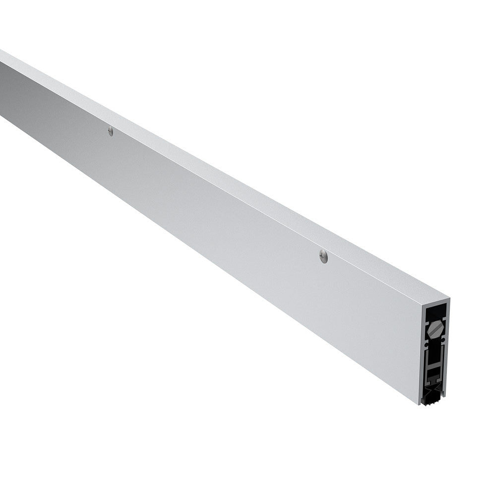 Pemko 4131CPKL36 36" (3') Surface Mounted Automatic Door Bottom with PemkoPrene Clear Aluminum Finish Sparrow Supply