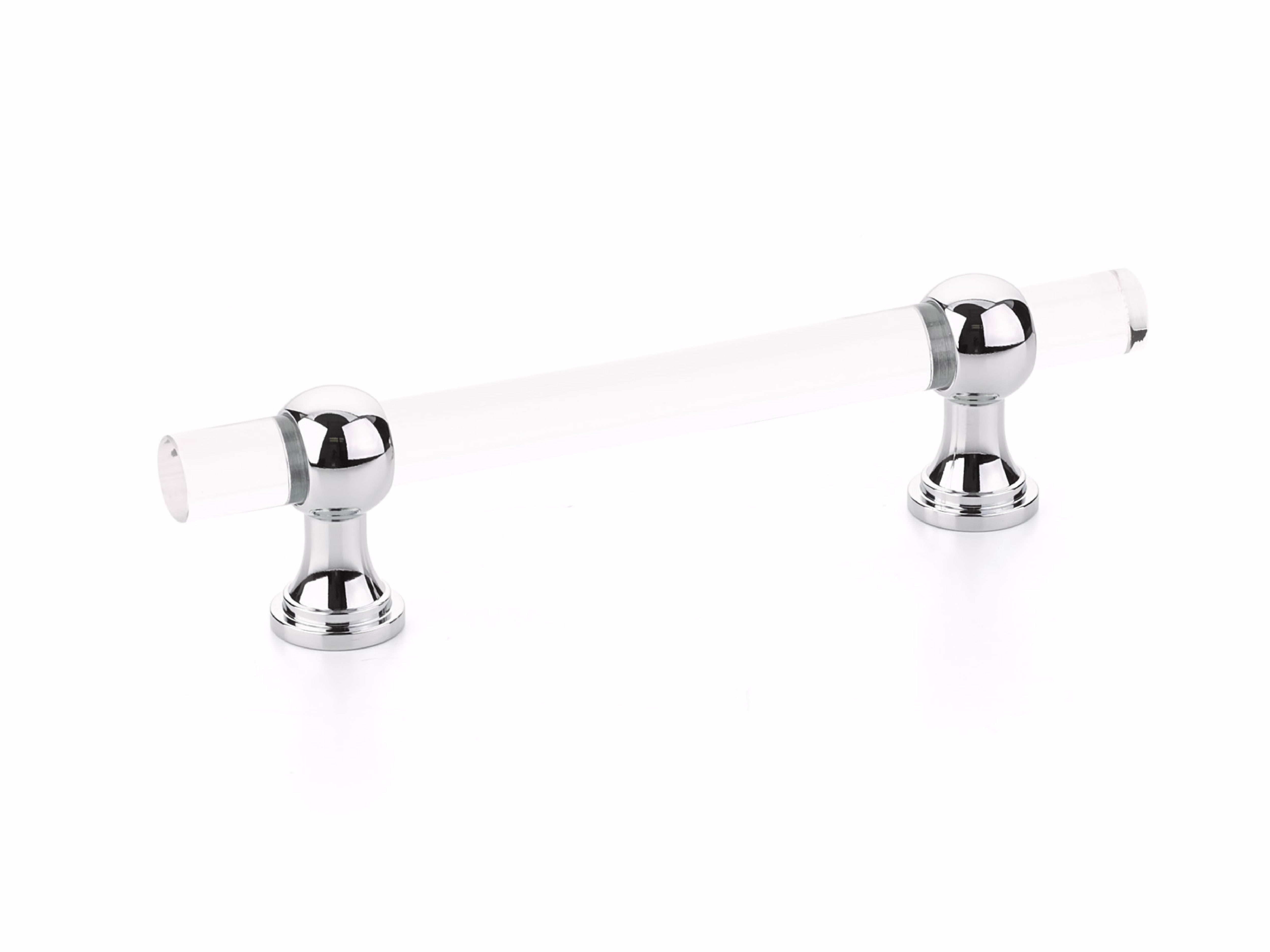 Schaub 414-26 4" Center to Center Lumiere Transitional Cabinet Pull Polished Chrome Finish Sparrow Supply