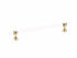 Schaub 418-03 8" Center to Center Lumiere Transitional Cabinet Pull Bright Brass Finish Sparrow Supply