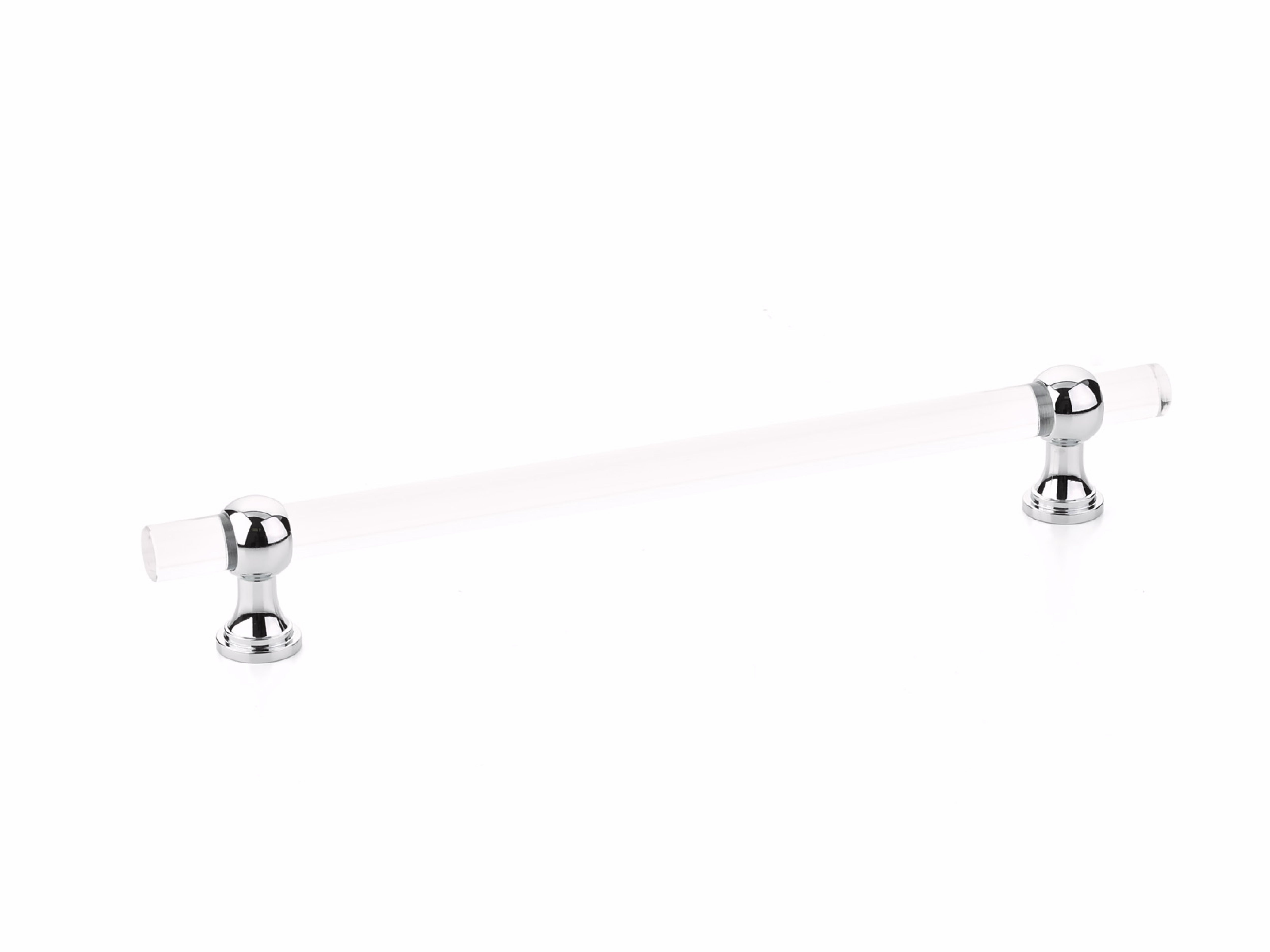 Schaub 418-26 8" Center to Center Lumiere Transitional Cabinet Pull Polished Chrome Finish Sparrow Supply