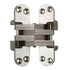 Soss 418US15 1-1/8" x 4-39/64" Heavy Duty Alloy Steel Fire Rated Invisible Hinge for 1-3/4" Doors Satin Nickel Finish