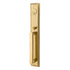 Emtek 4212WUS7 Waverly Knob 2-3/8" and 2-3/4" Backset Single Cylinder Melrose Tubular Handleset French Antique Brass Finish Sparrow Supply