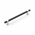 Schaub 422-MB-PN 12" Center to Center Fonce Matte Black Appliance Pull Polished Nickel Finish Sparrow Supply