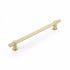 Schaub 422-SB 12" Center to Center Fonce Appliance Pull Satin Brass Finish Sparrow Supply
