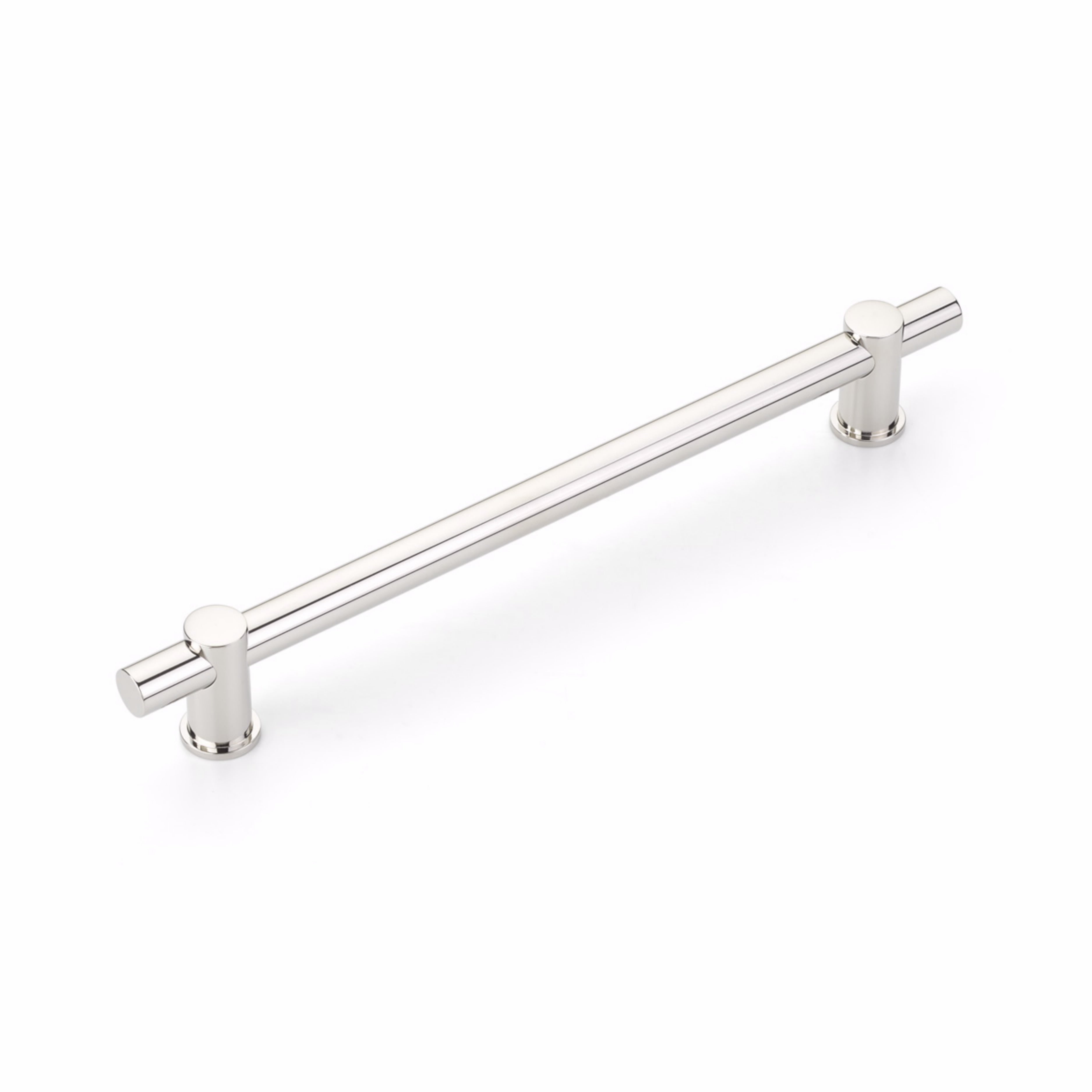 Schaub 428-PN 8" Center to Center Fonce Bar Cabinet Pull Polished Nickel Finish Sparrow Supply