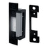 Trine 4300CCBLK Electric Strike for Cylindrical Locks and Deadlatches with 4 Faceplates of CC and CCRD Black Finish