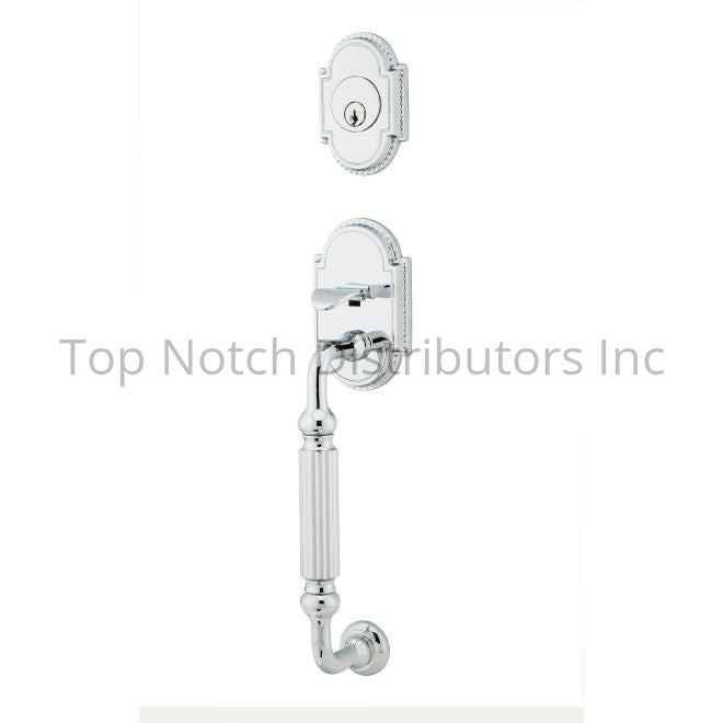 Emtek 4300VUS26 Victoria Knob Dummy Knoxville Tubular Handleset Pol... Sparrow Supply