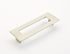 Schaub 445-15 128mm Center to Center Rectangular Finestrino Cabinet Pull Satin Nickel Finish Sparrow Supply