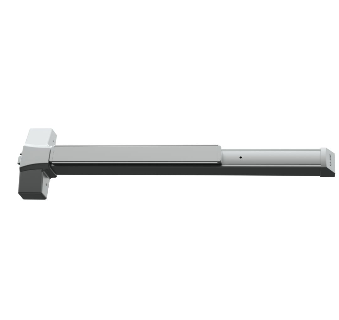 Hager 4501RIM3626D 36" (3') Exit Only Rim Exit Device Satin Chrome Finish