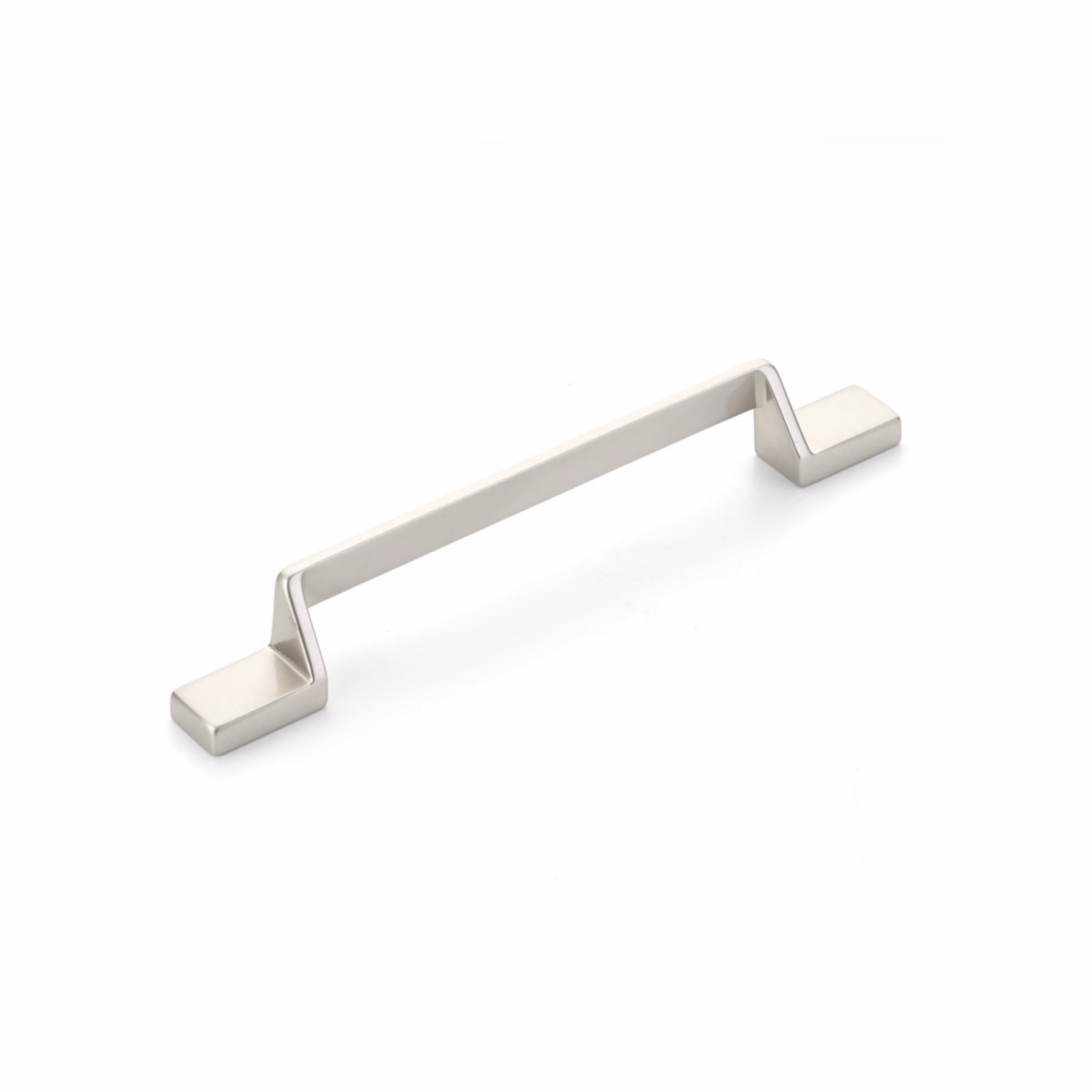 Schaub 455-15 6-1/4" Center to Center San Marco Cabinet Pull Satin Nickel Finish Sparrow Supply