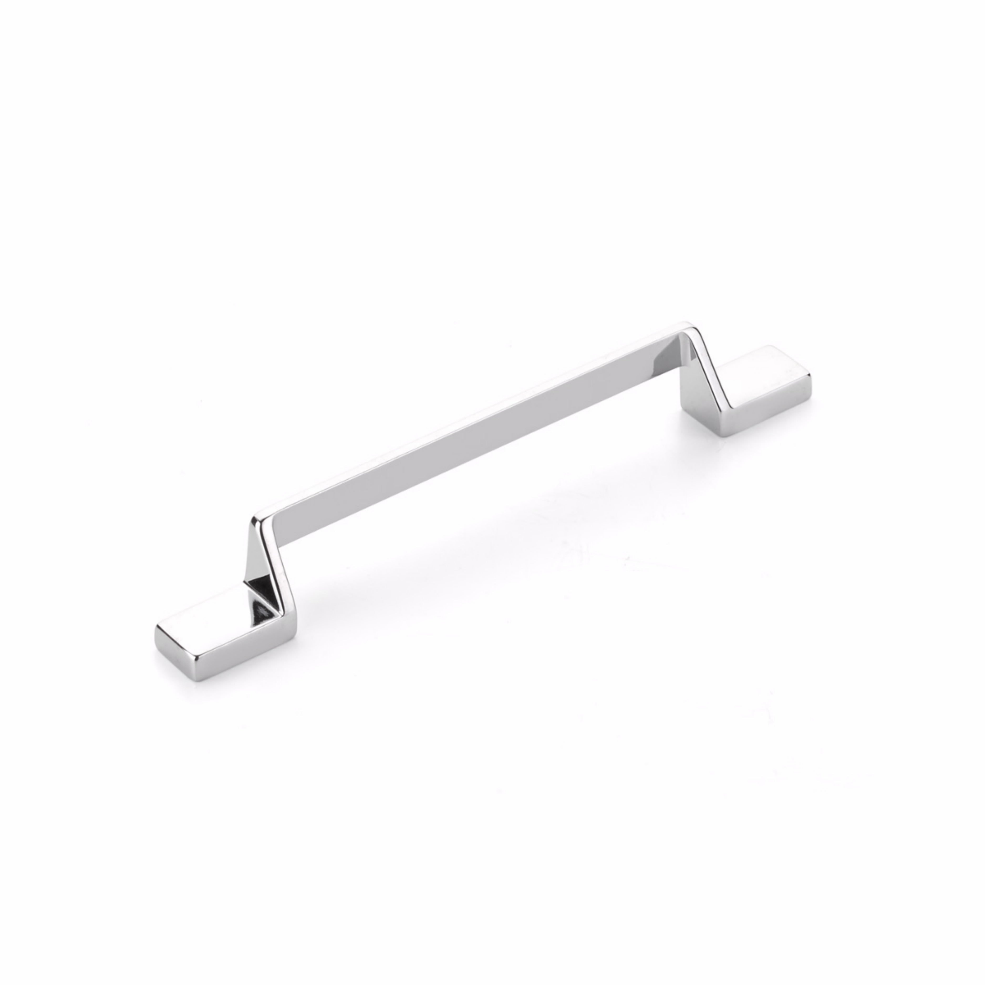 Schaub 455-26 6-1/4" Center to Center San Marco Cabinet Pull Polished Chrome Finish Sparrow Supply