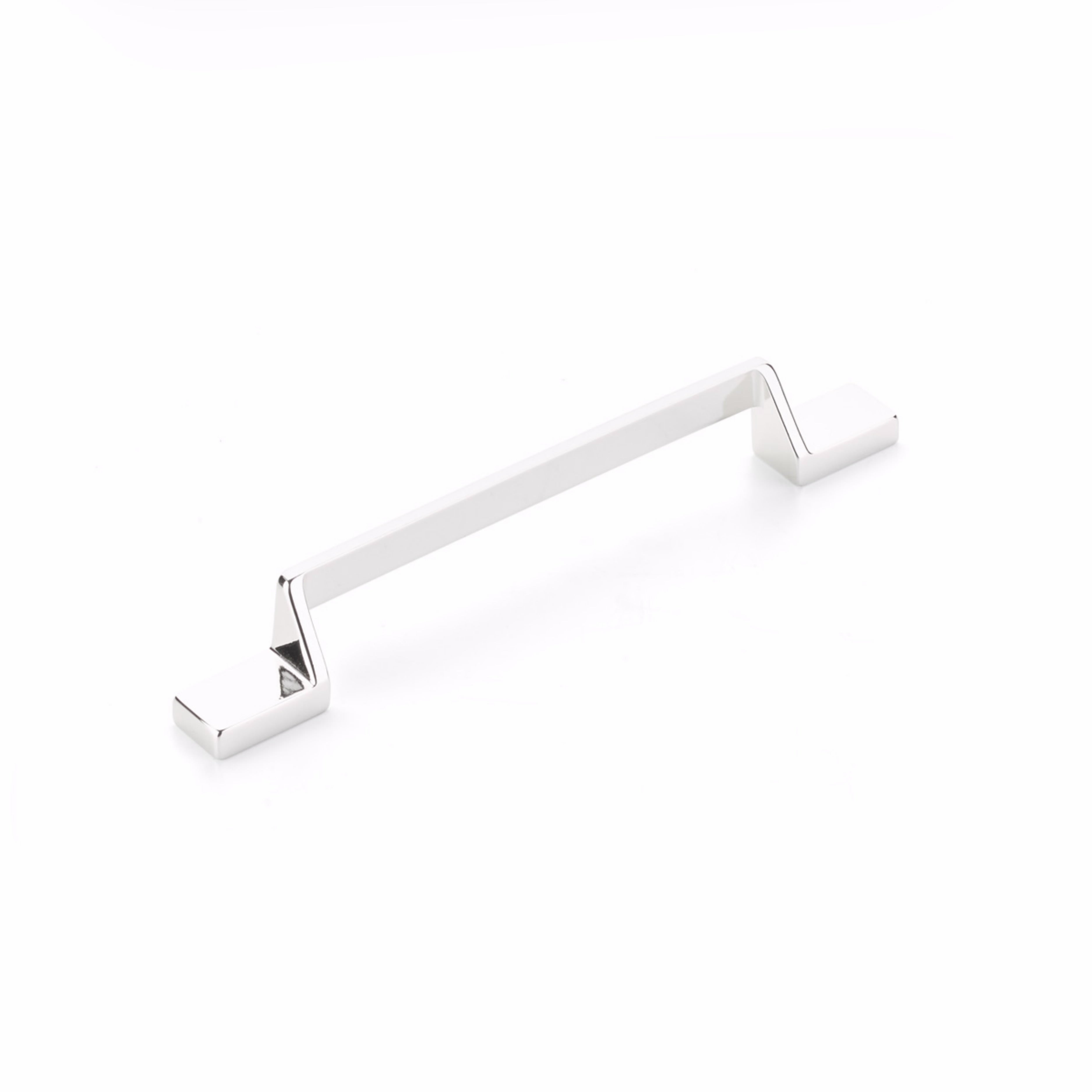 Schaub 455-PN 6-1/4" Center to Center San Marco Cabinet Pull Polished Nickel Finish Sparrow Supply