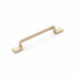 Schaub 455-SB 6-1/4" Center to Center San Marco Cabinet Pull Satin Brass Finish Sparrow Supply