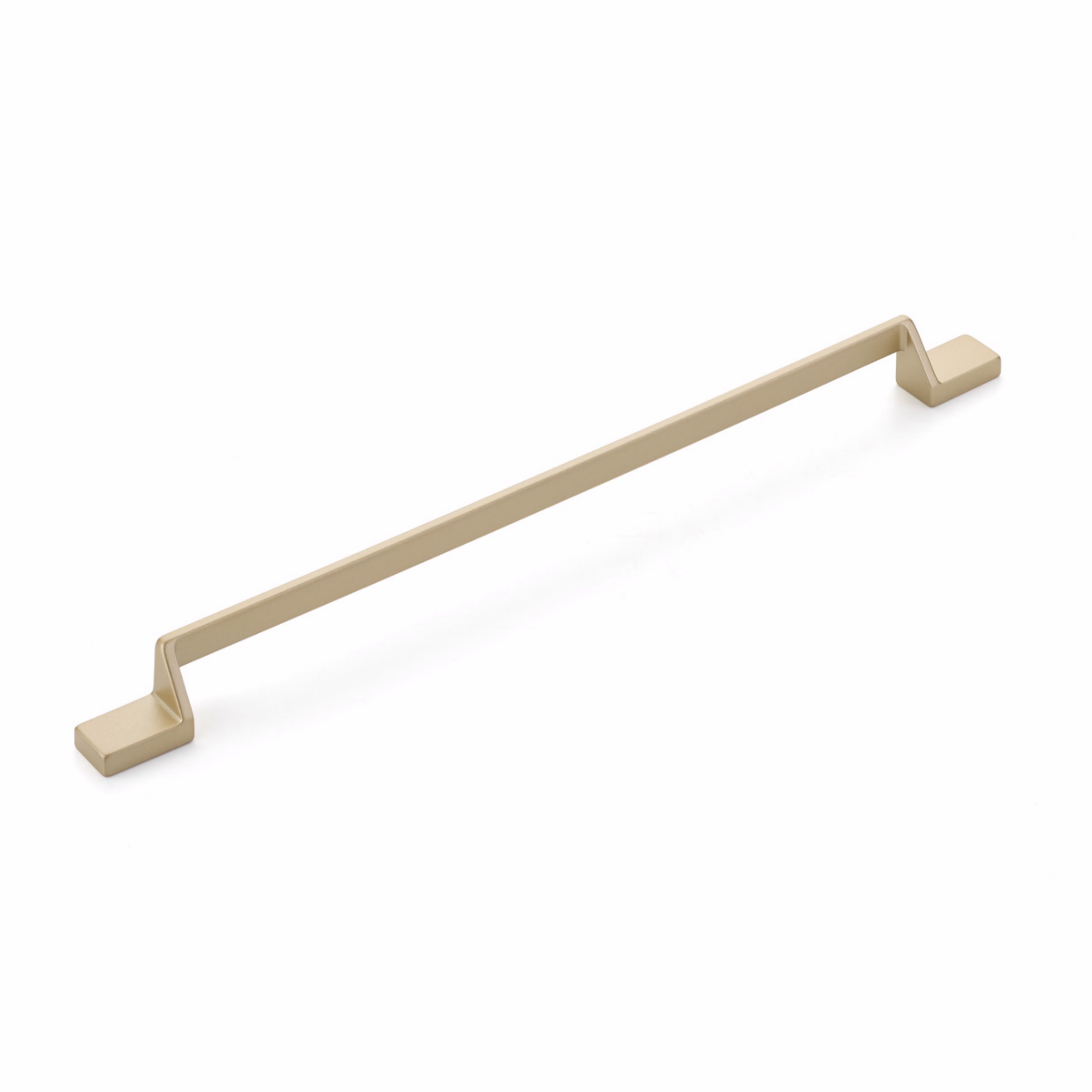 Schaub 456-SB 12-1/2" Center to Center San Marco Cabinet Pull Satin Brass Finish Sparrow Supply