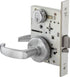 Best 45H7R14H626RH Mortise Lock Classroom 14 Lever with H Rose Right Hand with 7 Pin Housing Less Core Satin Chrome Finish Sparrow Supply