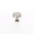Schaub 469-15 1-1/4" Diameter Haniburton Cabinet Knob with Square Base Satin Nickel Finish Sparrow Supply