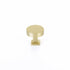 Schaub 469-SB 1-1/4" Diameter Haniburton Cabinet Knob with Square Base Satin Brass Finish Sparrow Supply