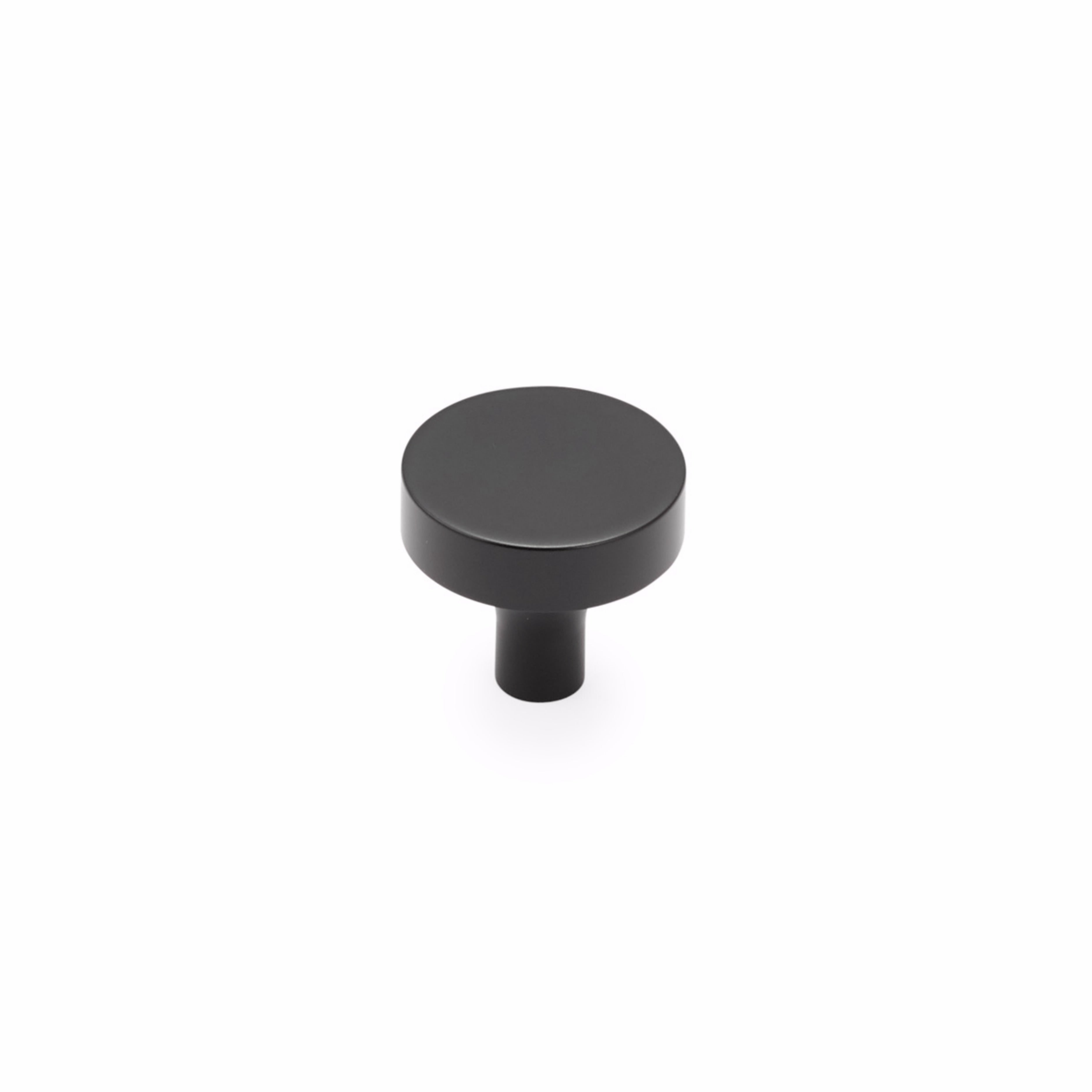 Schaub 470-MB 1-1/4" Diameter Haniburton Cabinet Knob Matte Black Finish Sparrow Supply