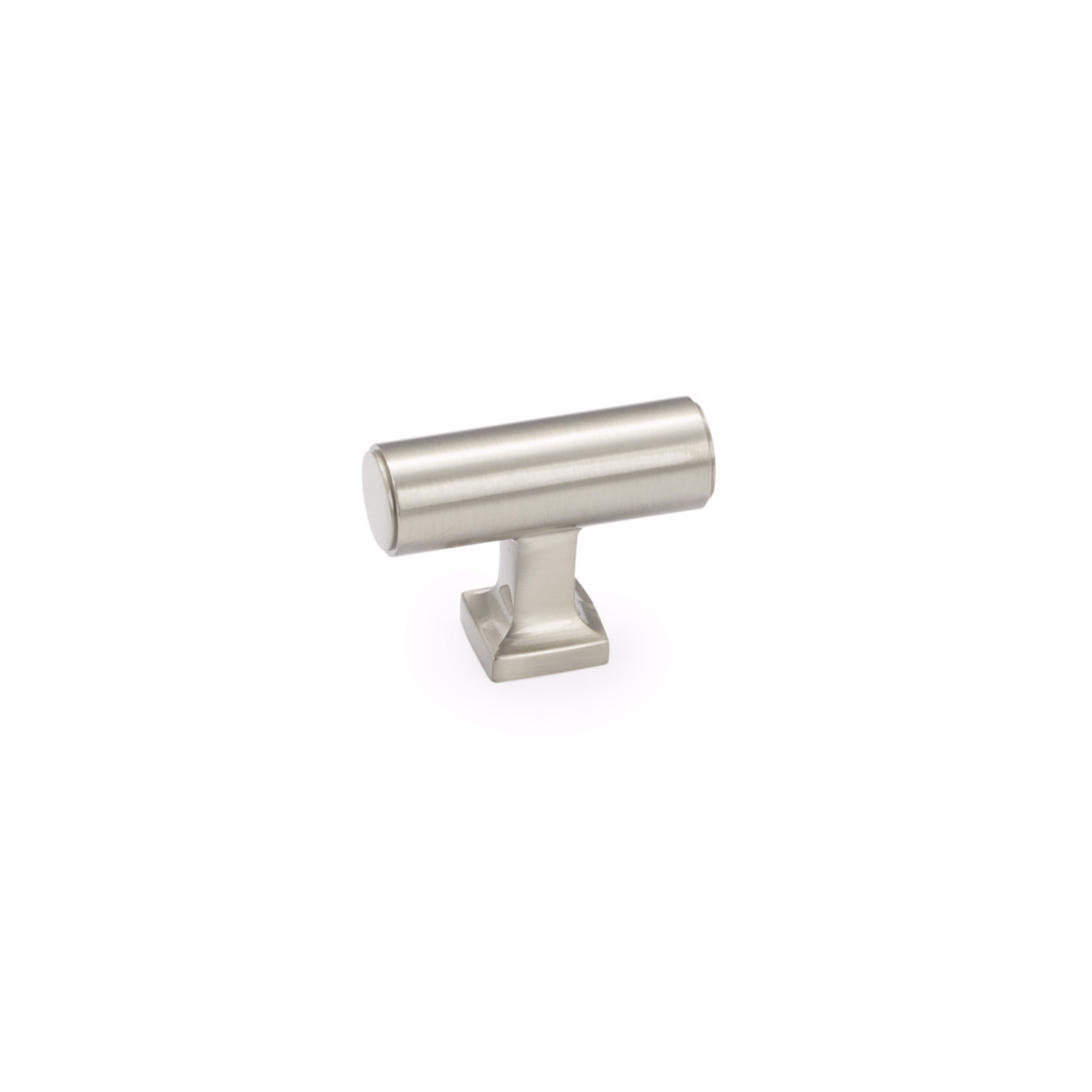 Schaub 473-15 1-5/8" Haniburton Cabinet T Knob Satin Nickel Finish Sparrow Supply