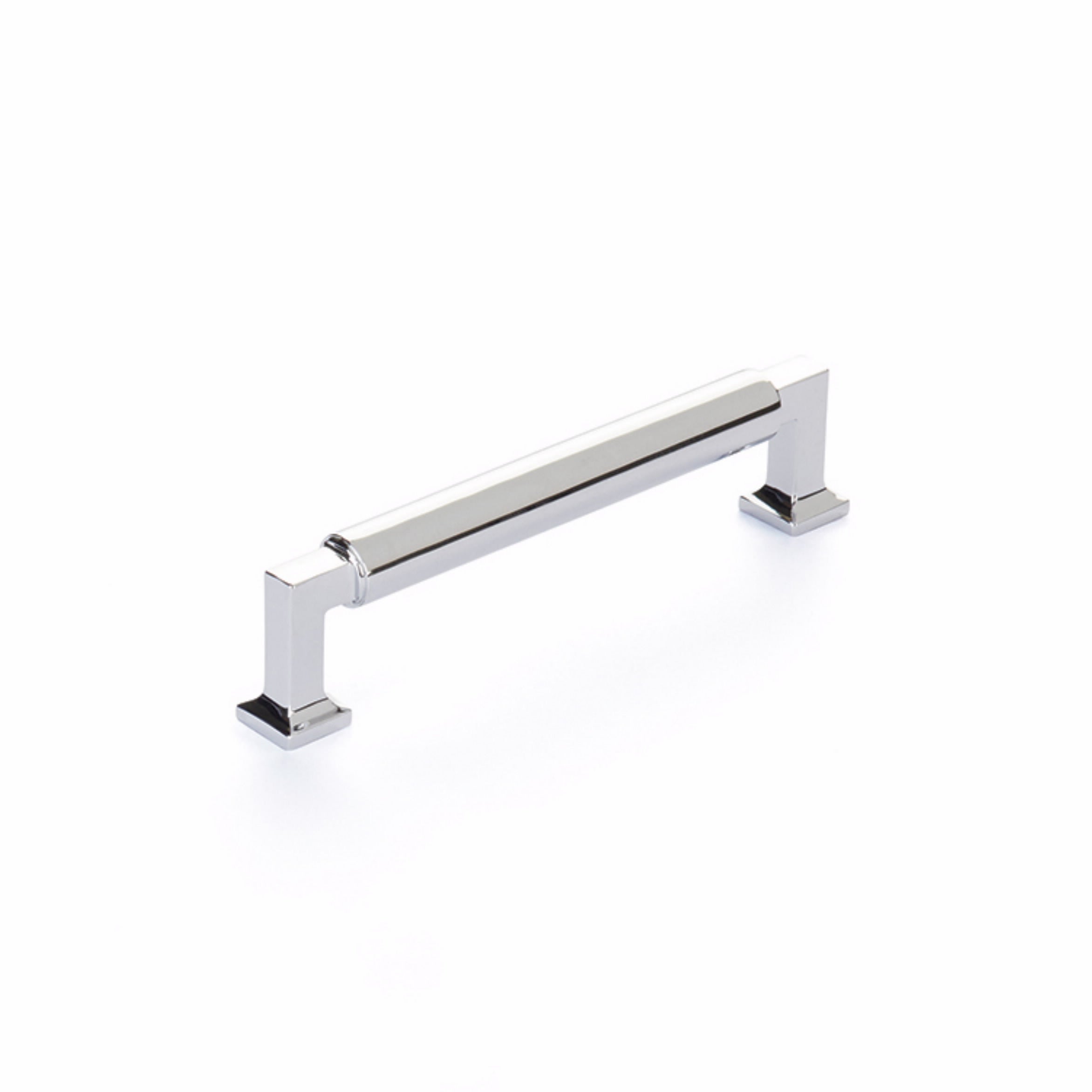 Schaub 475-26 5" Center to Center Haniburton Cabinet Pull Polished Chrome Finish Sparrow Supply
