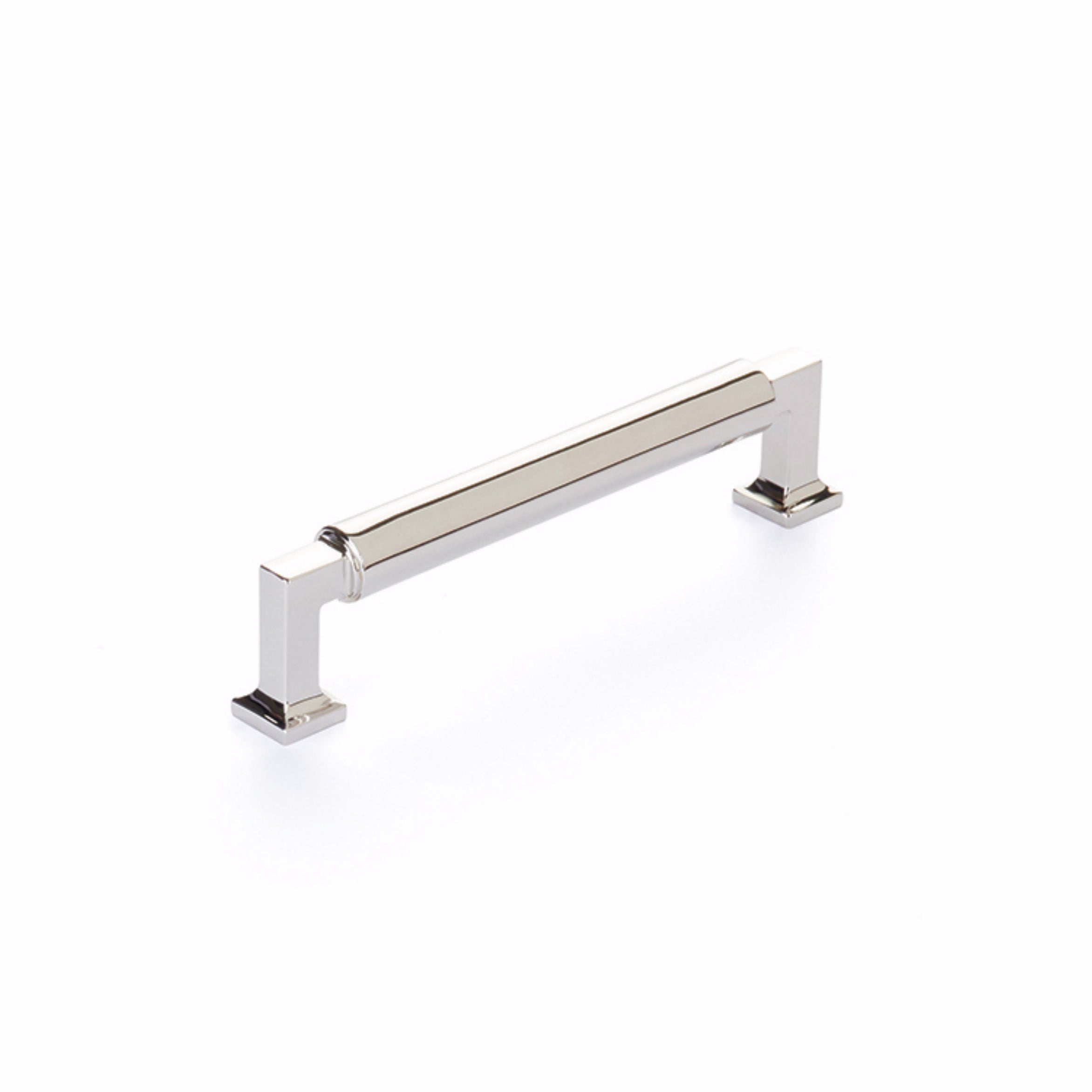 Schaub 475-PN 5" Center to Center Haniburton Cabinet Pull Polished Nickel Finish Sparrow Supply