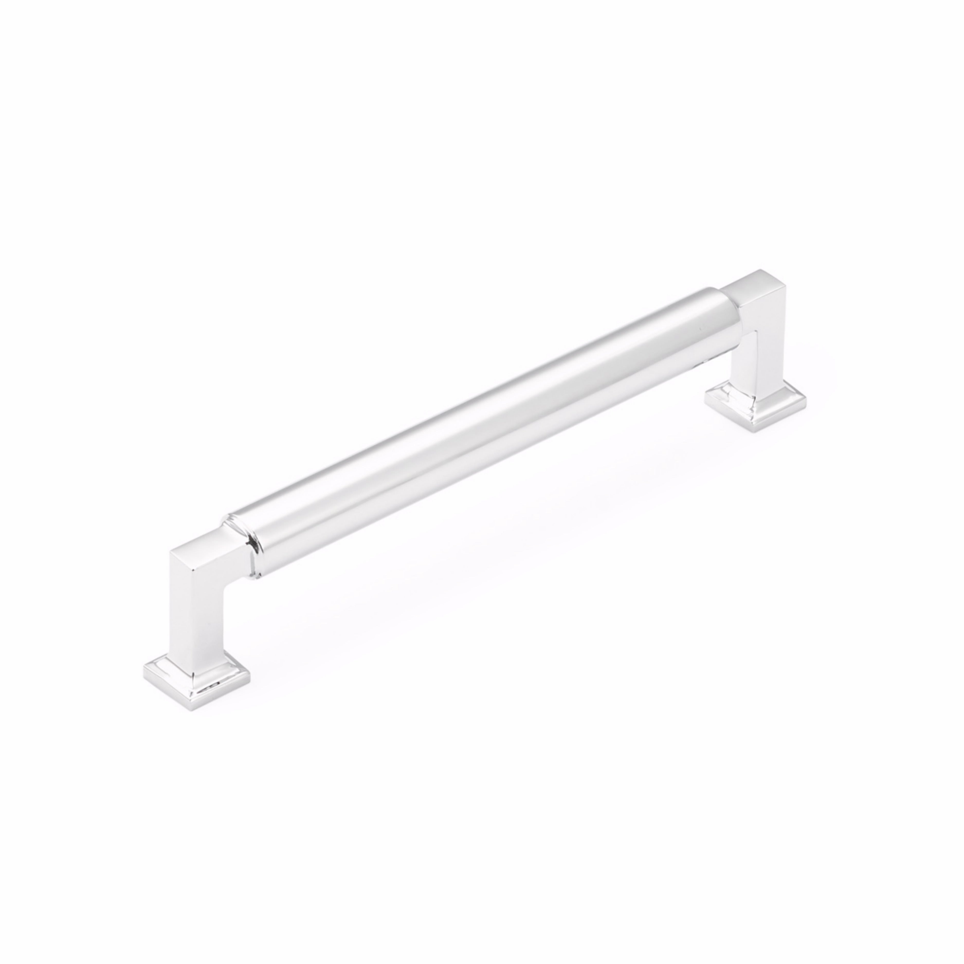 Schaub 476-26 6" Center to Center Haniburton Cabinet Pull Polished Chrome Finish Sparrow Supply