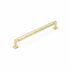 Schaub 478-UNBR 8" Center to Center Haniburton Cabinet Pull Unlacquered Brass Finish Sparrow Supply