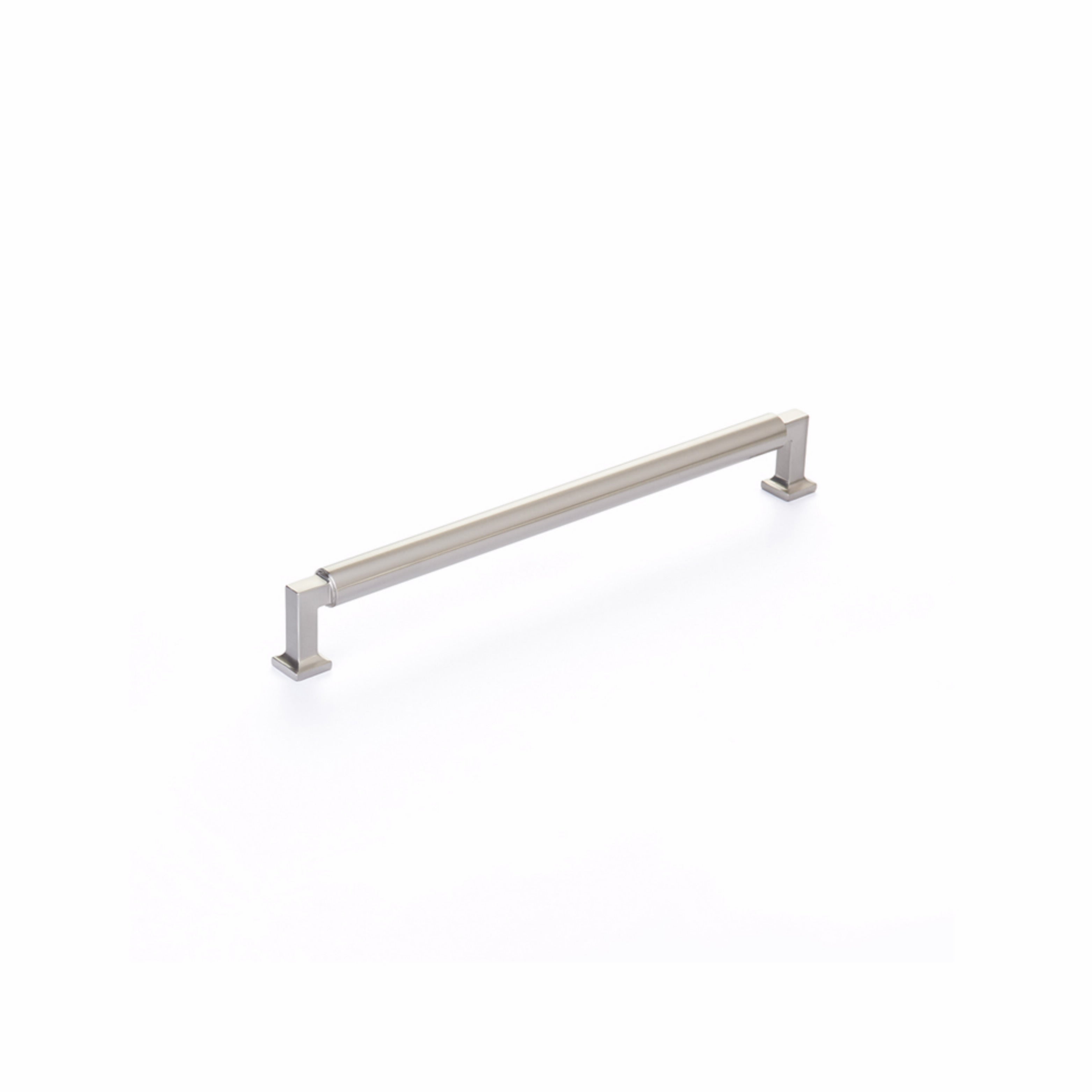 Schaub 480-15 10" Center to Center Haniburton Cabinet Pull Satin Nickel Finish Sparrow Supply