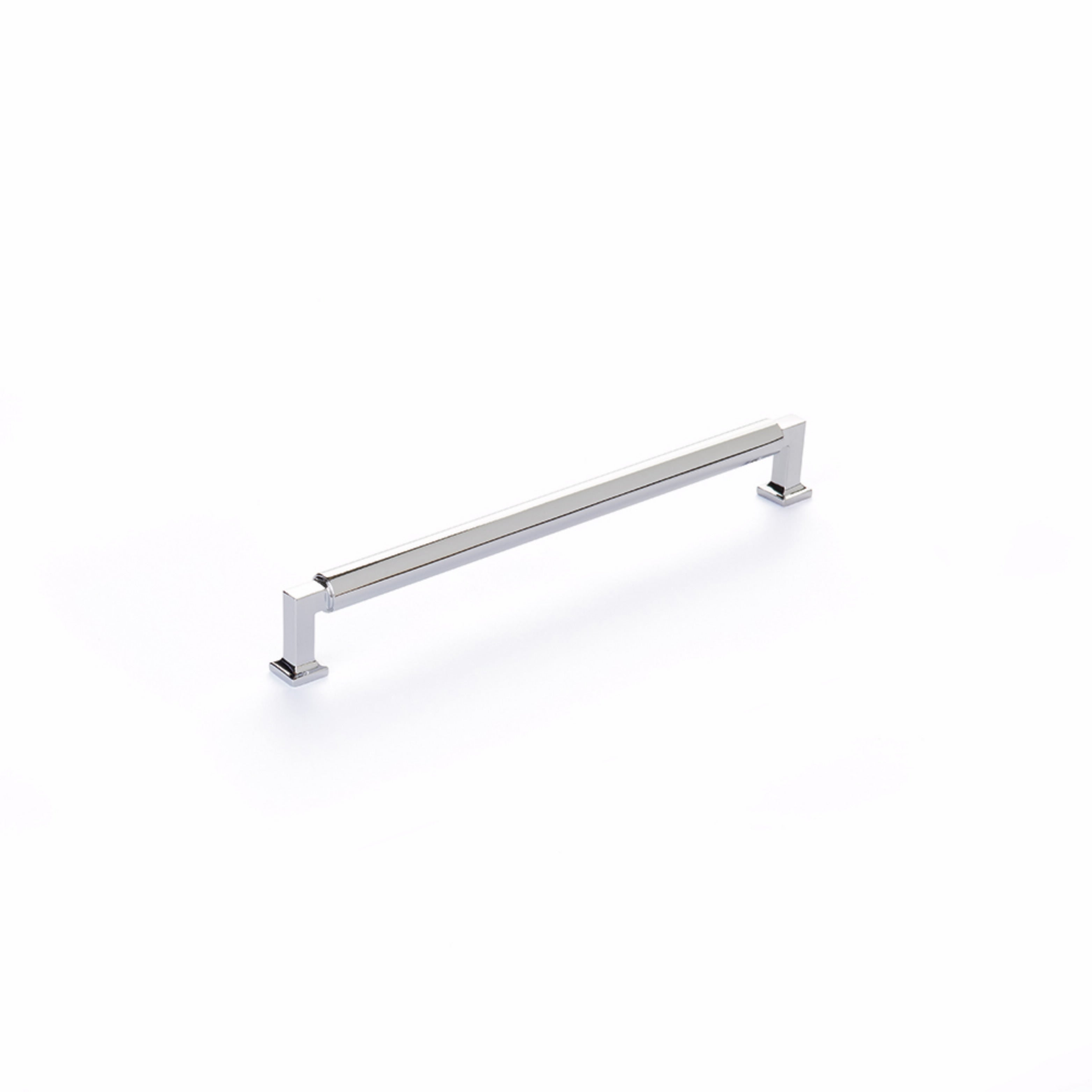 Schaub 480-26 10" Center to Center Haniburton Cabinet Pull Polished Chrome Finish Sparrow Supply