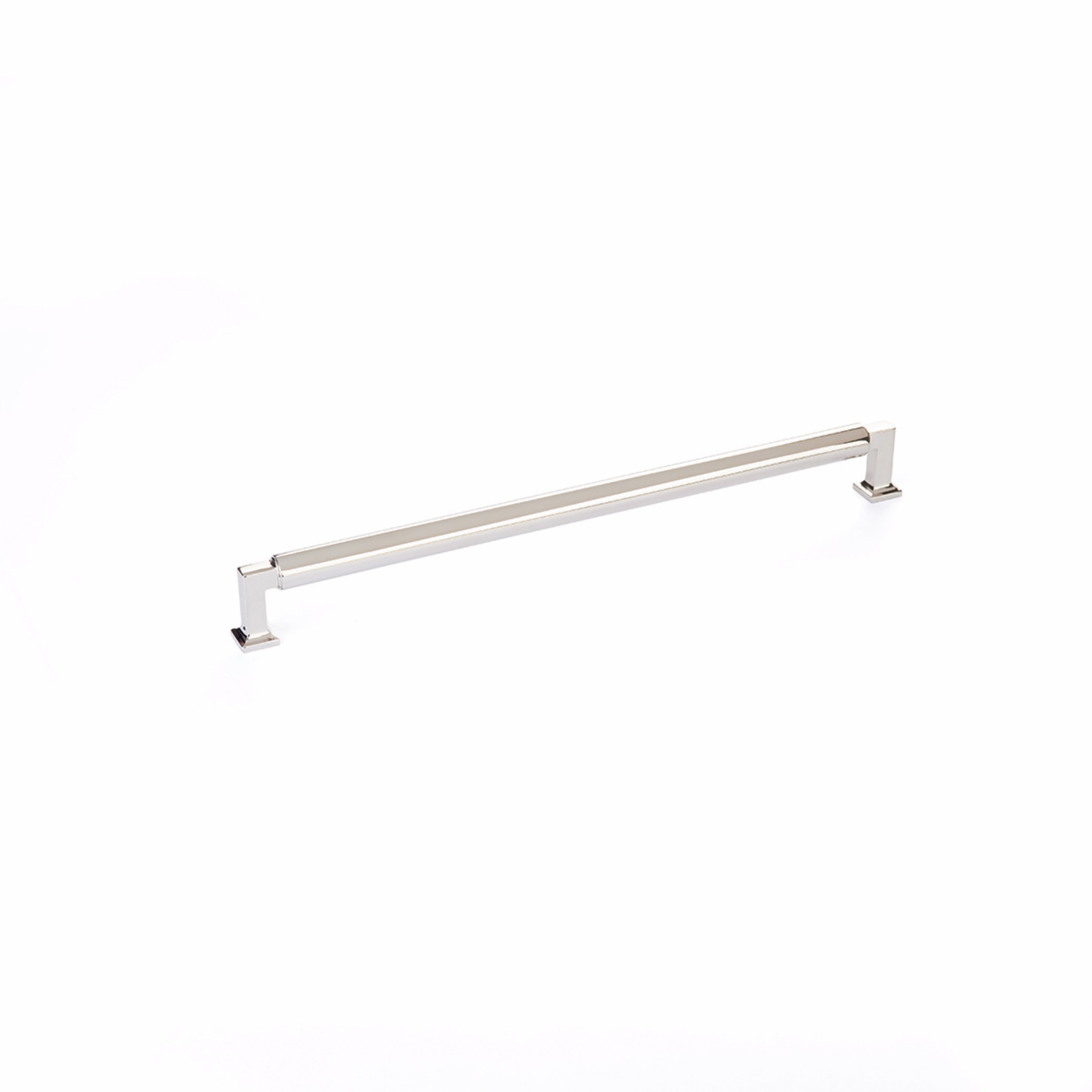 Schaub 481-PN 12" Center to Center Haniburton Cabinet Pull Polished Nickel Finish Sparrow Supply