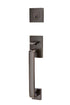 Emtek 4820ROUUS10B Round Knob 2-3/8" and 2-3/4" Backset Single Cylinder Baden Tubular Handleset Oil Rubbed Bronze Finish Sparrow Supply