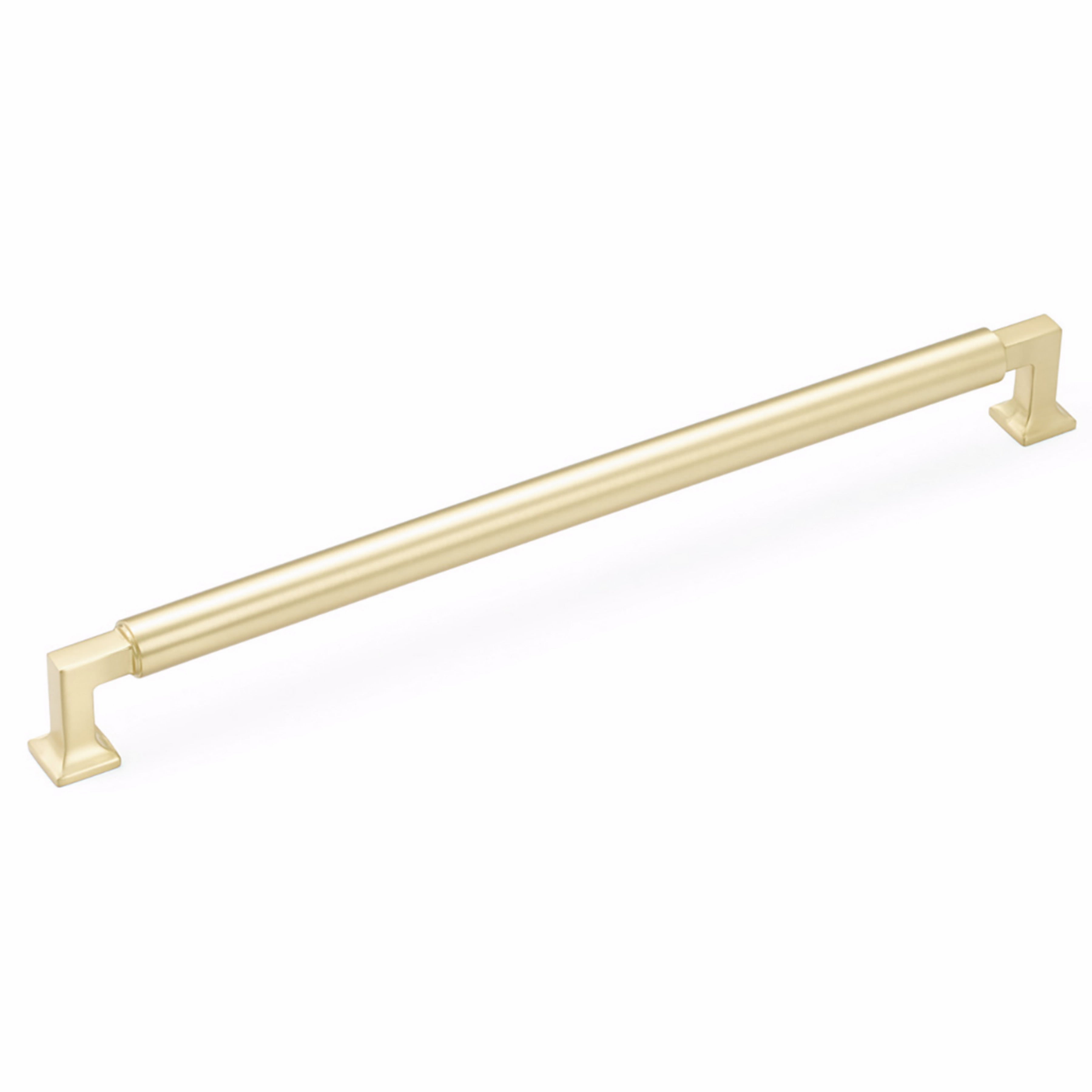 Schaub 483-SB 18" Center to Center Haniburton Appliance Pull Satin Brass Finish Sparrow Supply