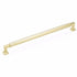 Schaub 483-UNBR 18" Center to Center Haniburton Appliance Pull Unlacquered Brass Finish Sparrow Supply