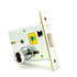 Best 48H7K626 48H Series Mortise Deadlock Single Cylinder with 7 Pin Housing Less Core Satin Chrome Finish Sparrow Supply