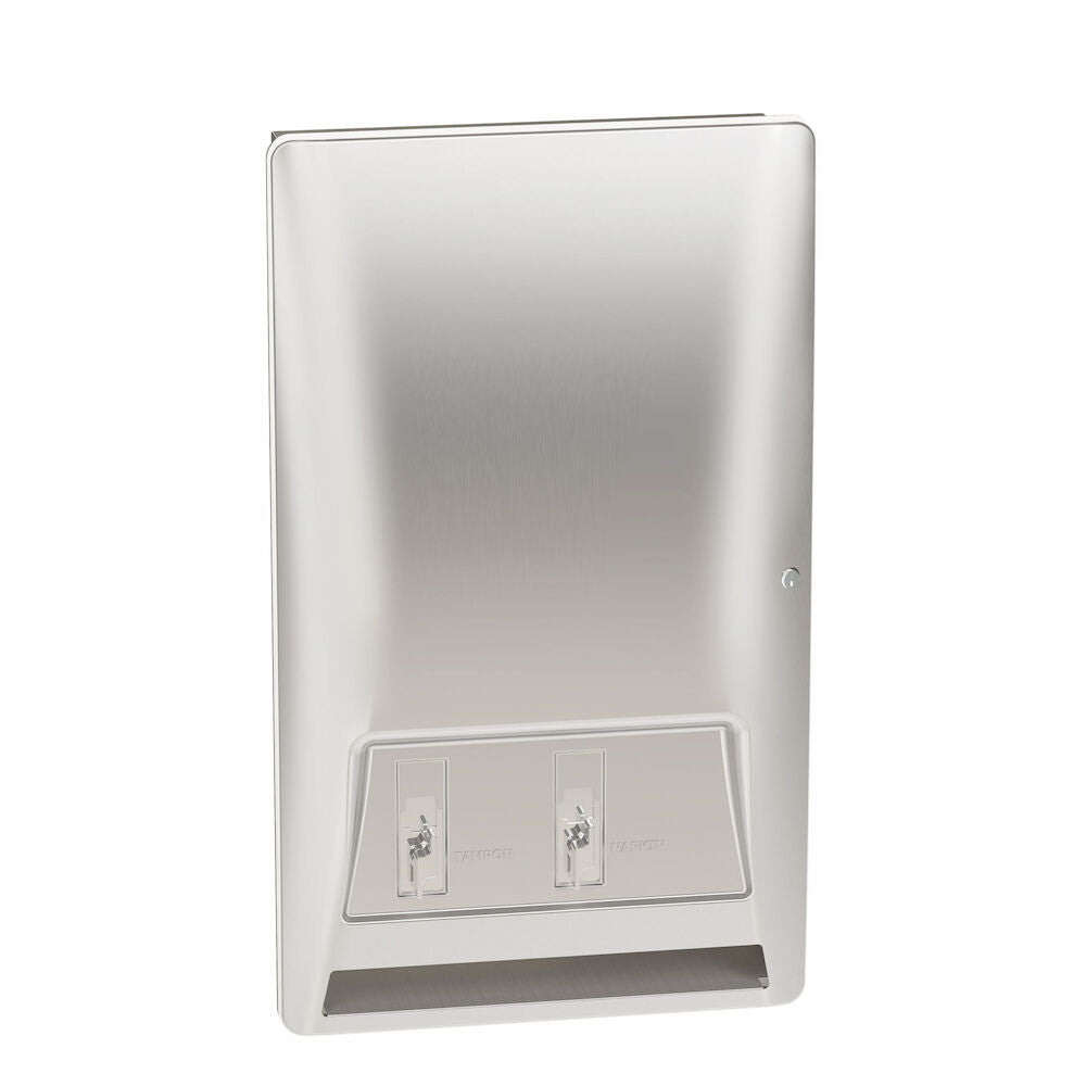 Bradley 4A20-114000 Napkin/Tampon Vendor, Surface Sparrow Supply