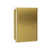 Bradley 4B2-000000-BR Napkin Disposal- Stainless, Recessed Mtd Brushed Brass Sparrow Supply