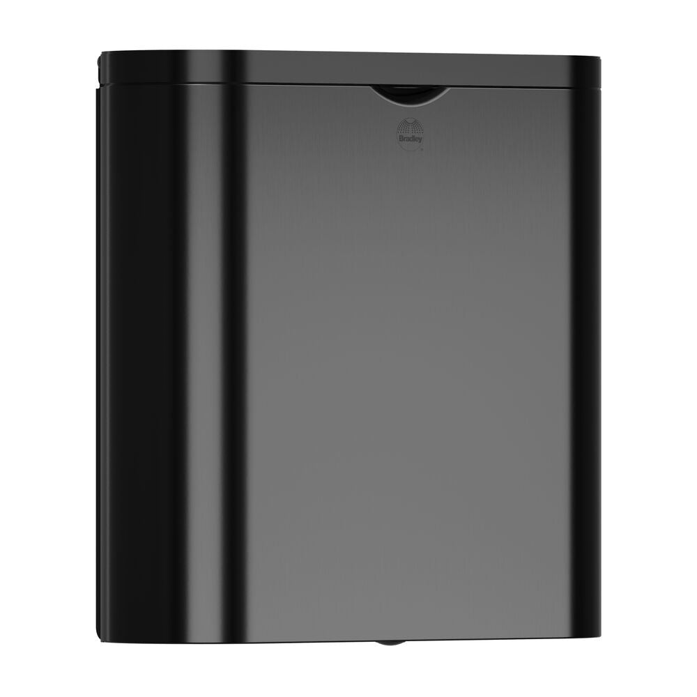 Bradley 4B2-110000-BB Napkin Disposal- Stainless, Surface Mtd Brushed Black Sparrow Supply