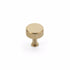 Schaub 5002-SSB 1-1/4" Center to Center Pub House Knurled Cabinet Knob Signature Satin Brass Finish Sparrow Supply