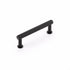 Schaub 5003-MB 3-1/2" Center to Center Pub House Knurled Cabinet Pull Matte Black Finish Sparrow Supply