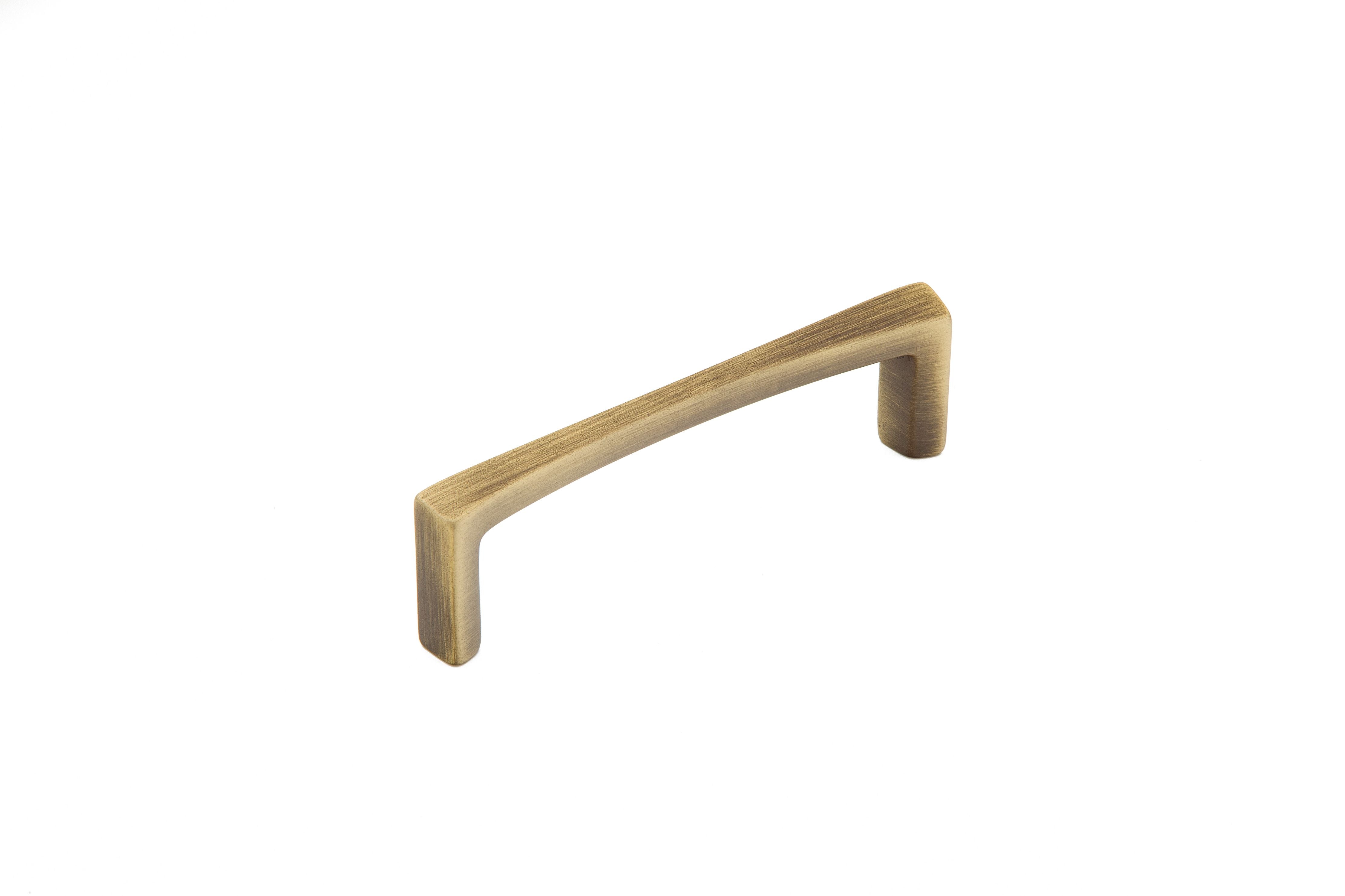 Schaub 501-LTBZ 4" Center to Center Italian Contemporary Cabinet Pull Light Bronze Finish Sparrow Supply