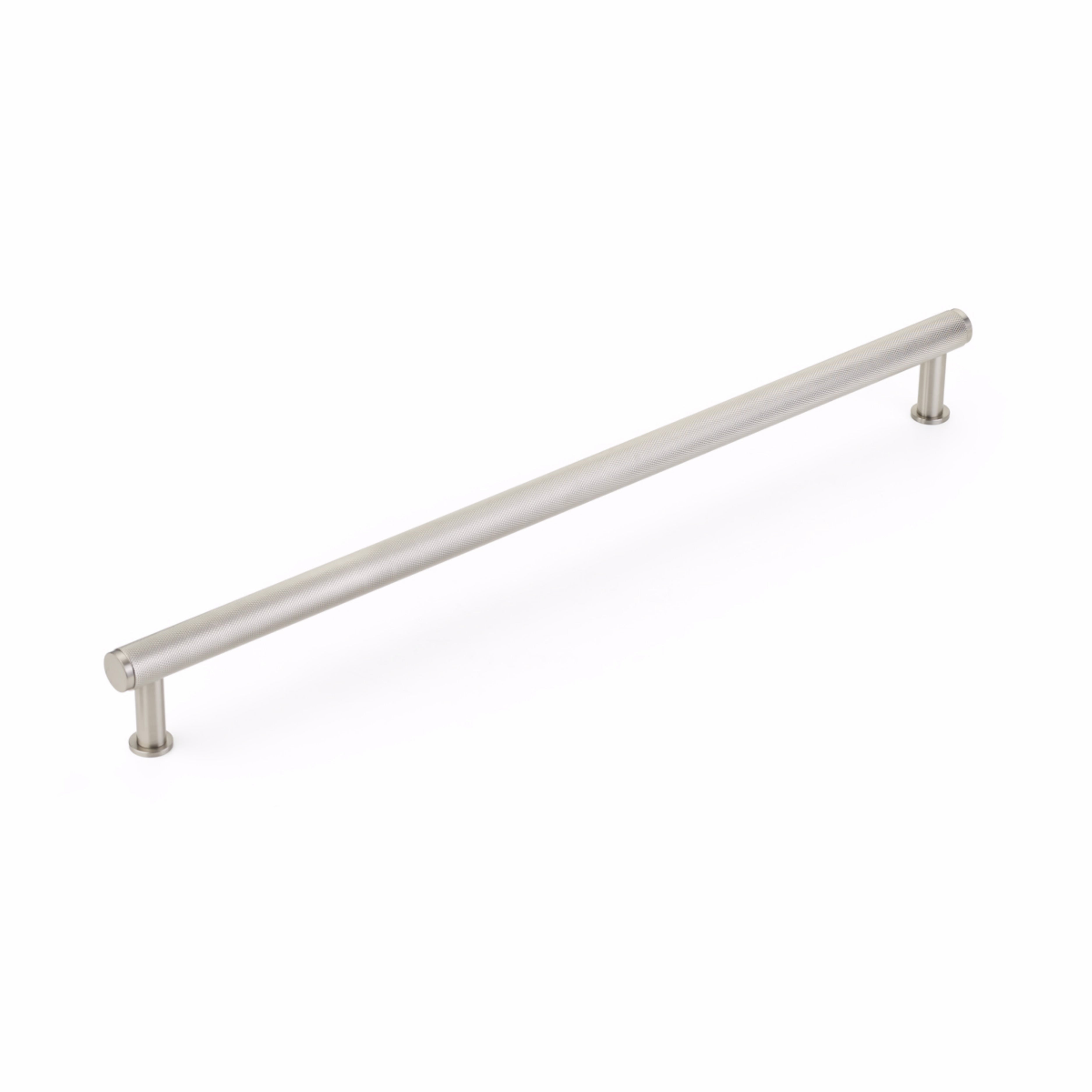 Schaub 5018A-PN 18" Center to Center Pub House Knurled Appliance Pull Polished Nickel Finish Sparrow Supply
