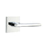 Emtek 5050HLOUS26 Helios Lever Dummy Pair with Square Rose for 1-1/4" to 2" Door Polished Chrome Finish Sparrow Supply