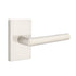 Emtek 5052STUUS15 Stuttgart Lever Dummy Pair with Modern Rectangular Rose for 1-1/4" to 2" Door Satin Nickel Finish Sparrow Supply