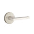Emtek 5059HLOUS15 Helios Lever Dummy Pair with Disk Rose for 1-1/4" to 2" Door Satin Nickel Finish Sparrow Supply