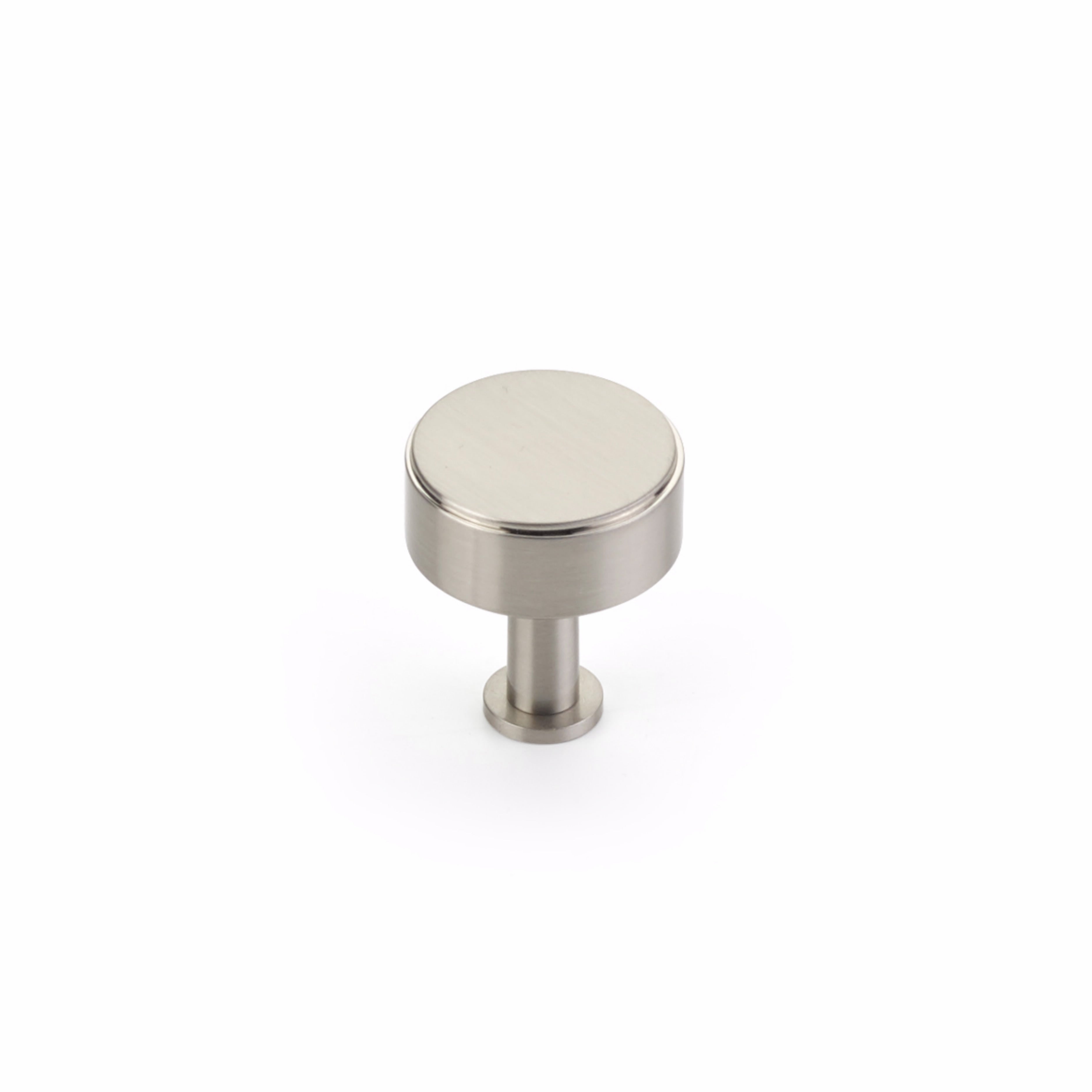 Schaub 5102-BN 1-1/4" Center to Center Pub House Cabinet Knob Brushed Nickel Finish Sparrow Supply