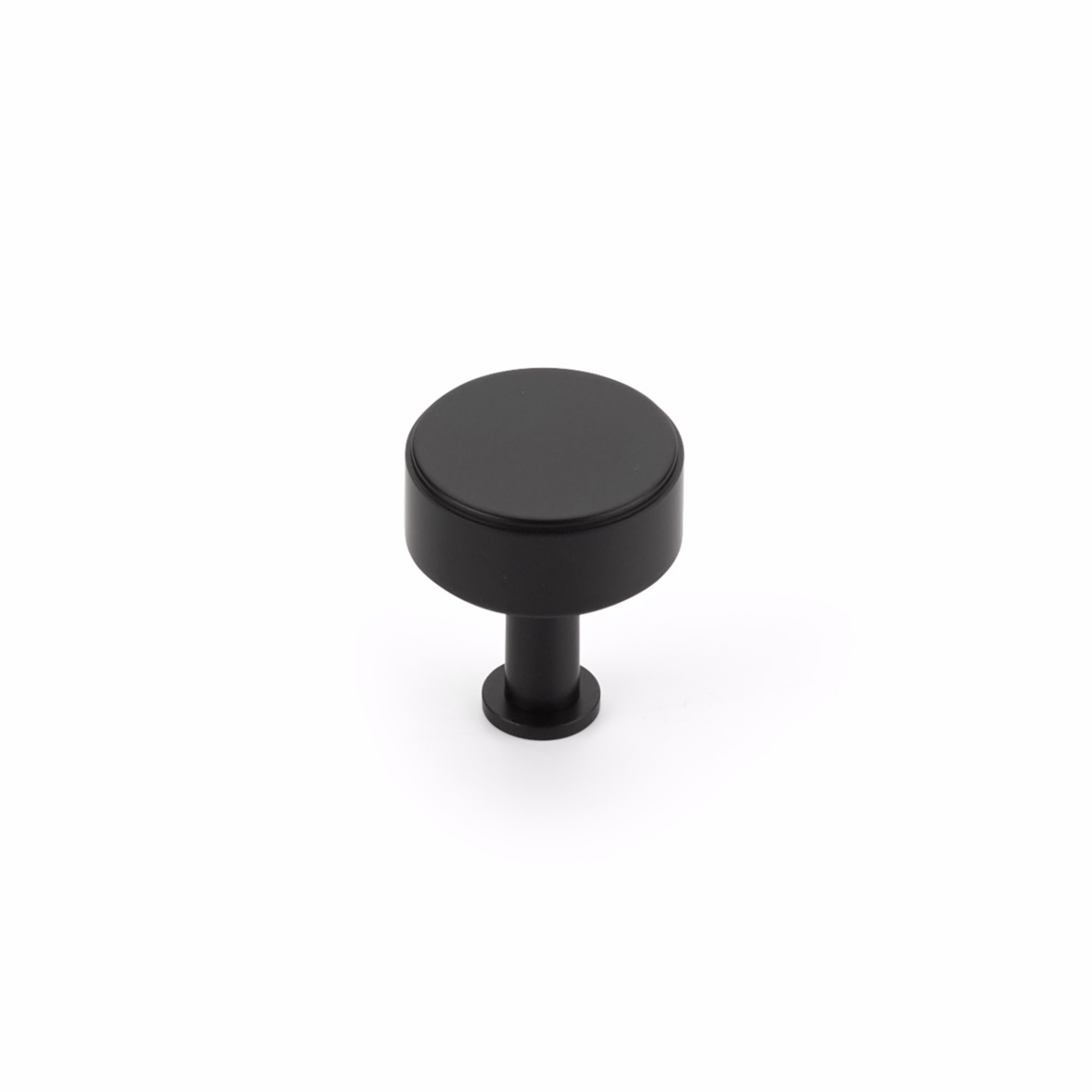 Schaub 5102-MB 1-1/4" Center to Center Pub House Cabinet Knob Matte Black Finish Sparrow Supply
