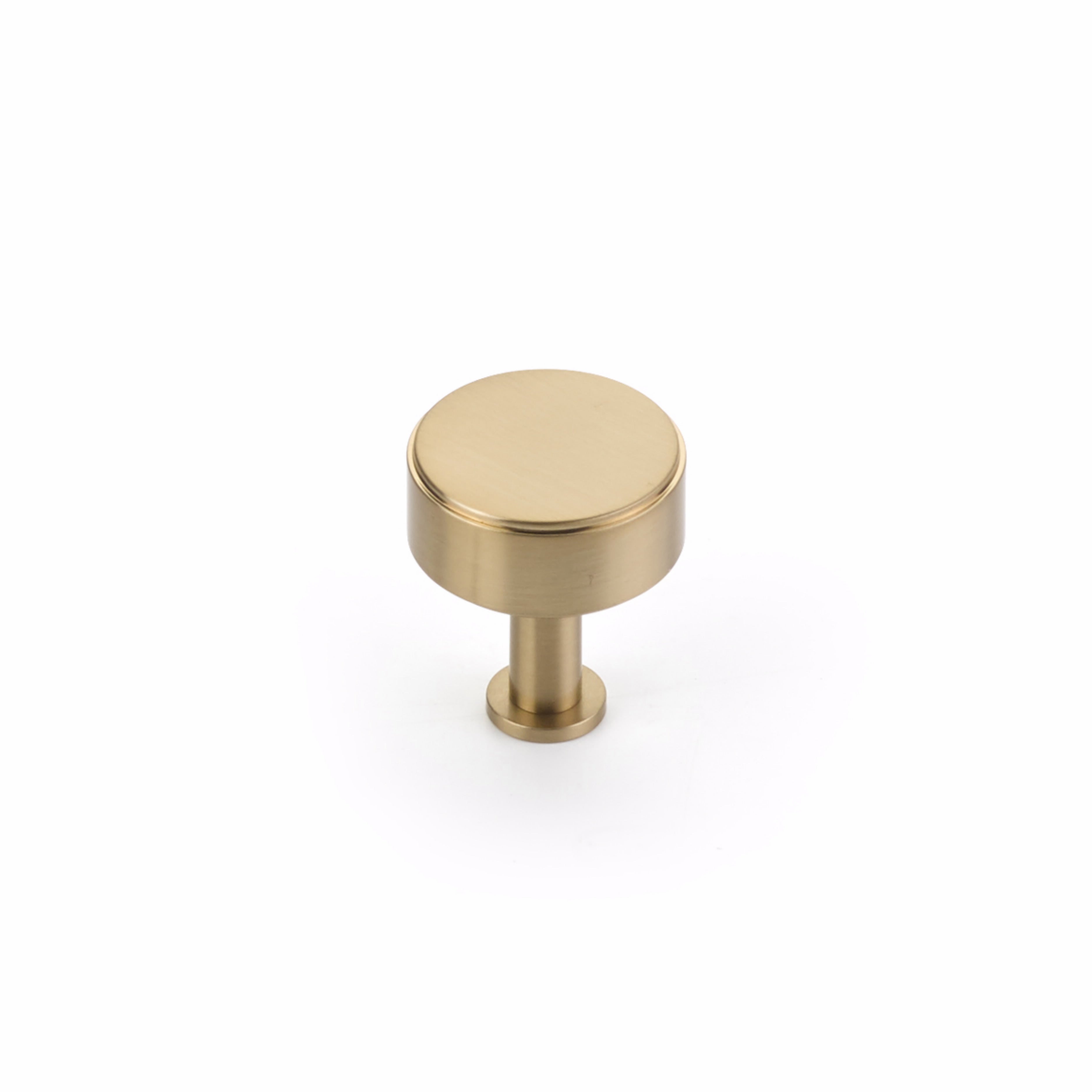 Schaub 5102-SSB 1-1/4" Center to Center Pub House Cabinet Knob Signature Satin Brass Finish Sparrow Supply