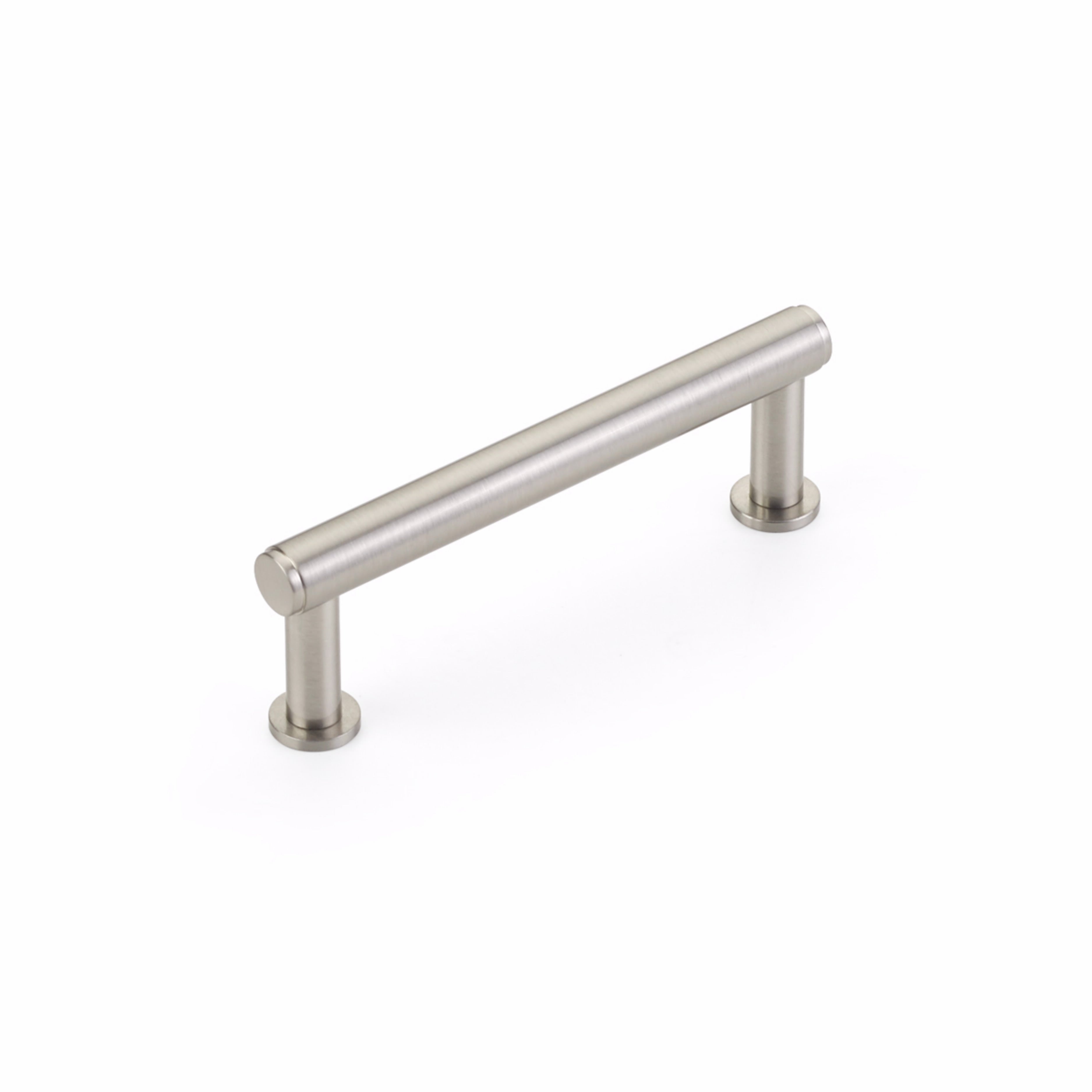Schaub 5103-BN 3-1/2" Center to Center Pub House Cabinet Pull Brushed Nickel Finish Sparrow Supply